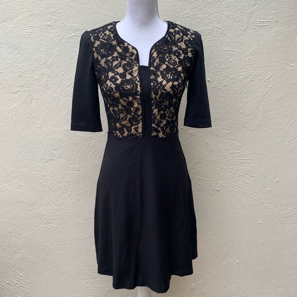 Betsey Johnson Dresses & Skirts - BETSEY JOHNSON BLK LACE OVERLAY COCKTAIL Dress Betsey Johnson Dresses & Skirts - BETSEY JOHNSON BLK LACE OVERLAY COCKTAIL Dress
